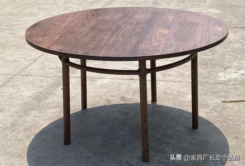 实木大圆餐桌款式带转盘,实木餐桌团团圆圆