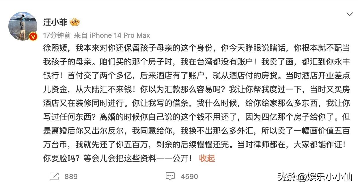 大s用前夫的钱买结婚用品,大s用前夫钱买的东西