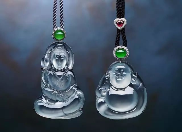 翡翠创意镶嵌高清图片大全欣赏,翡翠雕刻美图