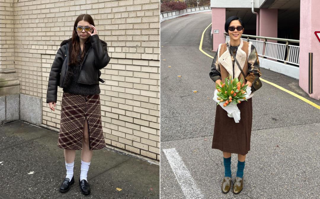 袜套堆堆袜穿法教程,袜套堆堆袜休闲怎么穿