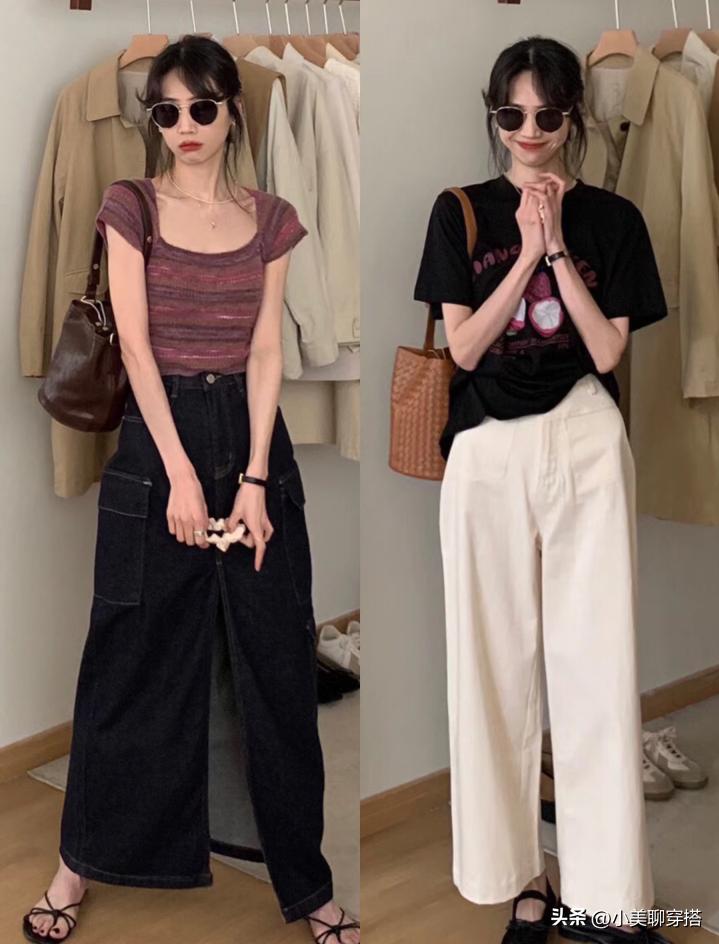 新潮减龄的穿搭清新柔美有看点,33套初秋简约搭配减龄不失女人味
