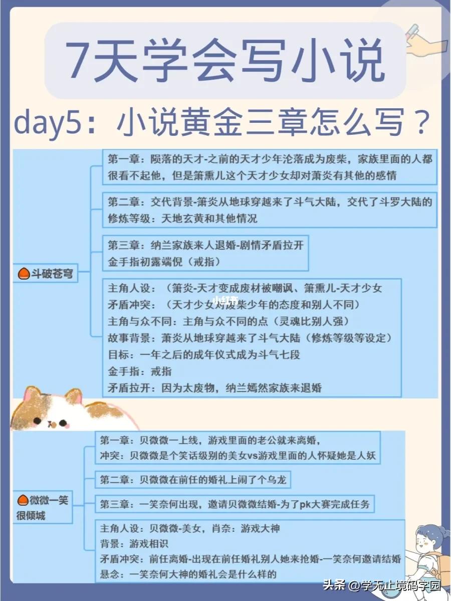 7天学会动笔写小说,90天学会写小说