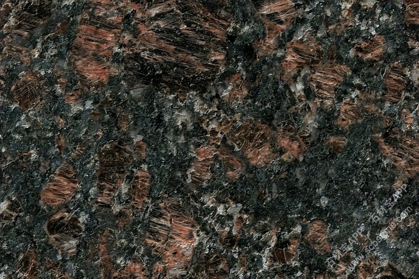 英国棕外墙石材效果图,英国棕大理石