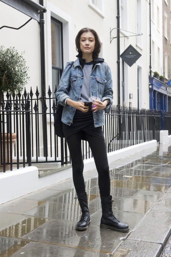 连裤袜不土气,秋冬连裤袜的搭配雷区