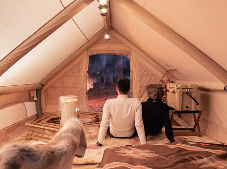 怎么做小帐篷露营地,自己制作露营风餐厅帐篷教程