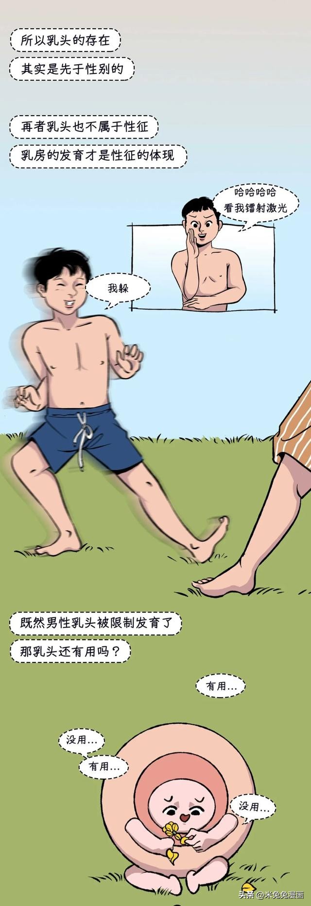 男生为什么也会长乳头？别害羞，看完这些你就知道了