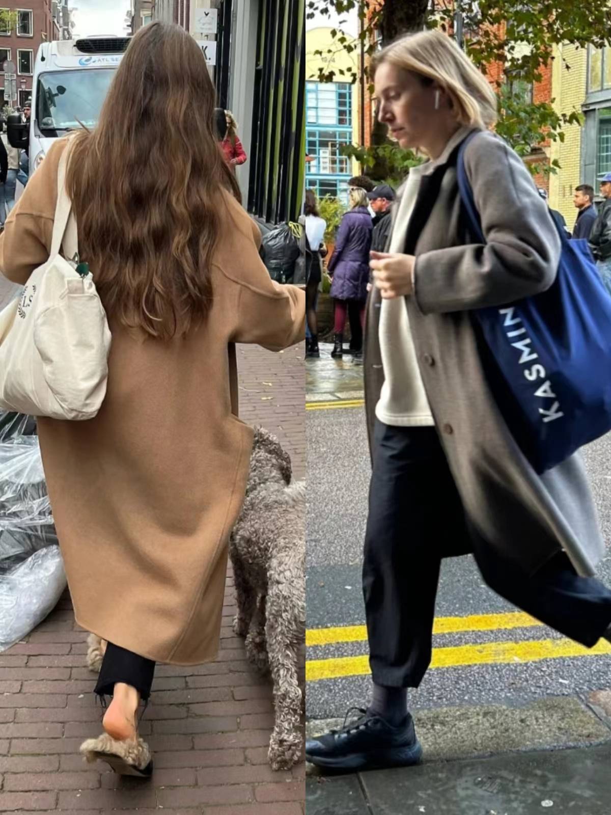 帆布包冬天搭什么外套,可爱的帆布包怎么搭配衣服