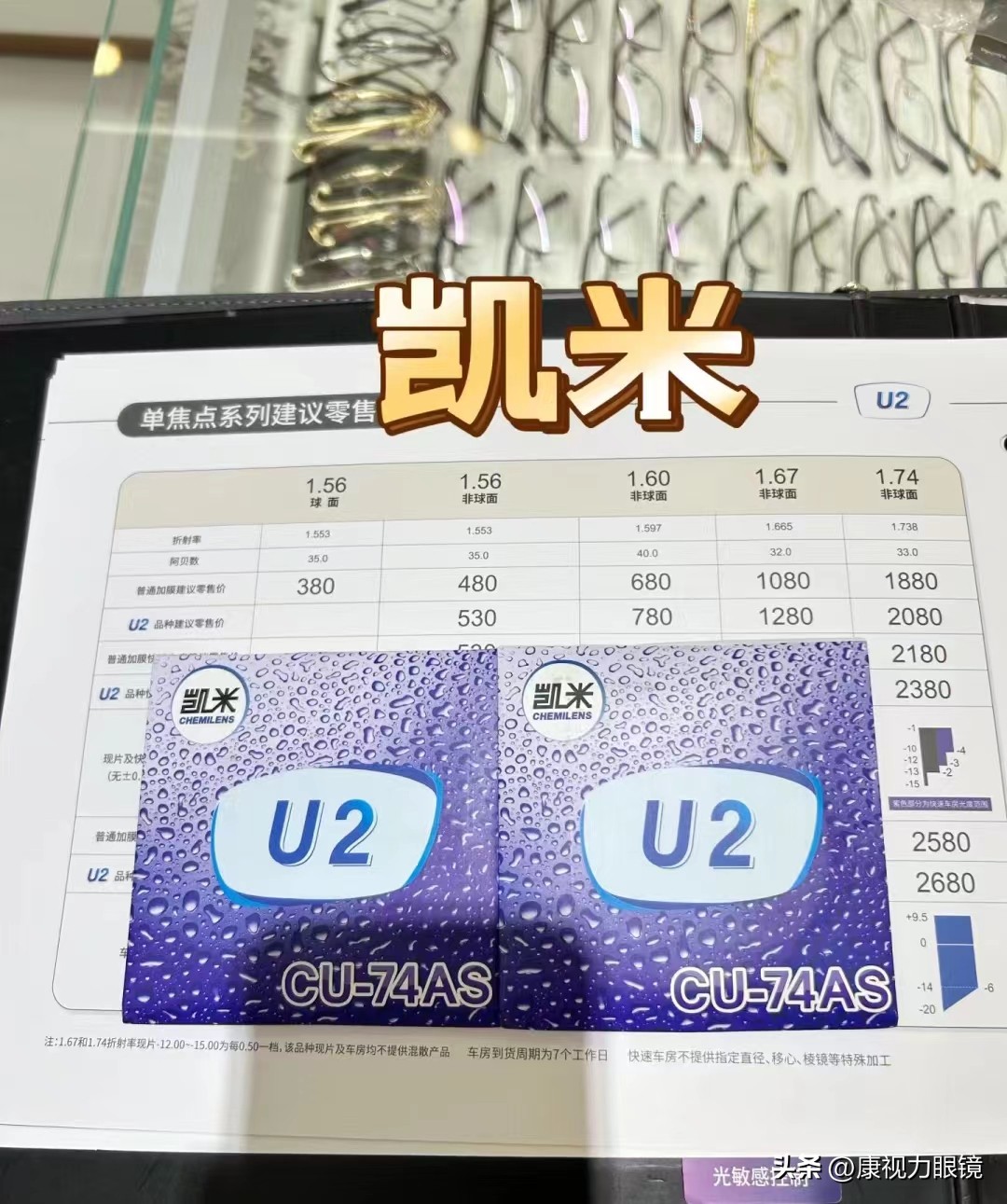 近视镜片1.61和1.67区别,600度近视用折射率多少的镜片