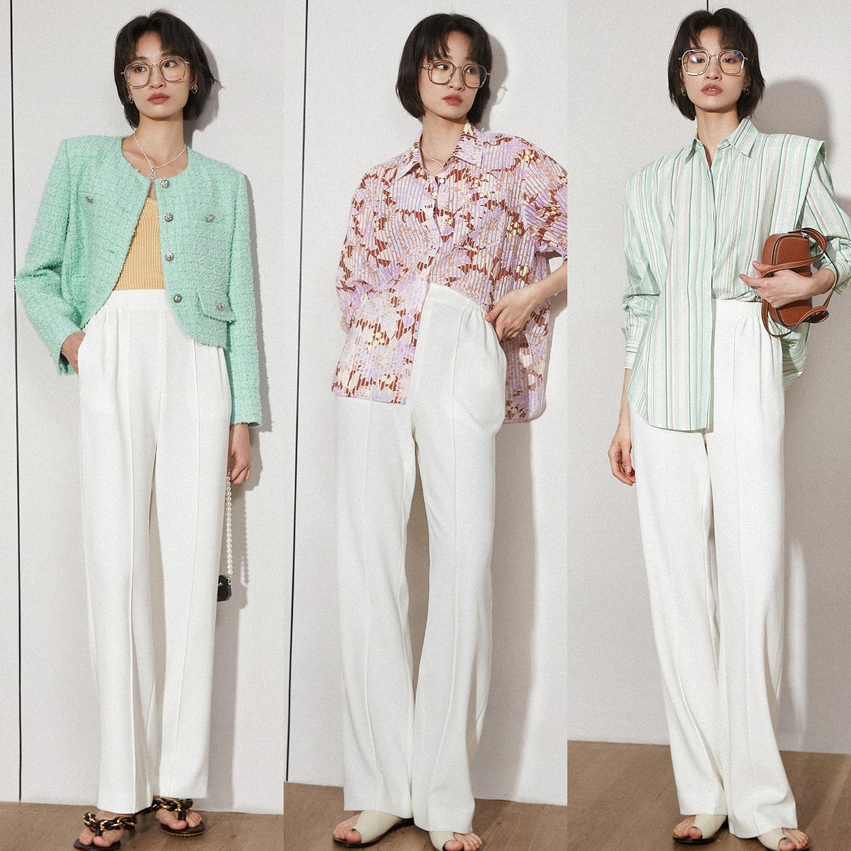 小个子显高百搭裤子分享,小个子穿什么裤子显个子高腿长