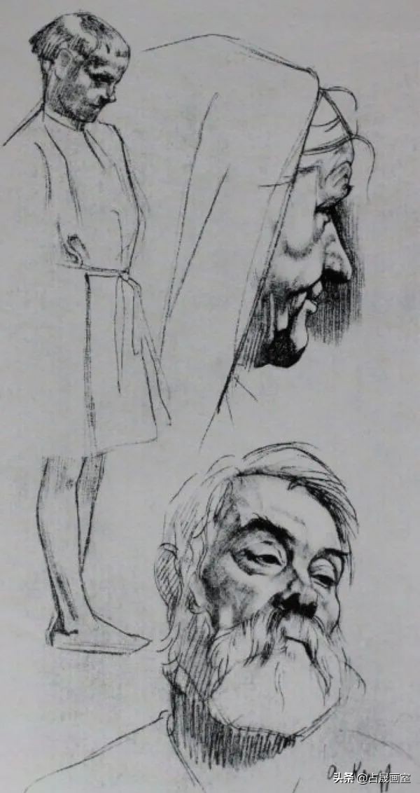 德国素描大师，康波夫严谨的素描