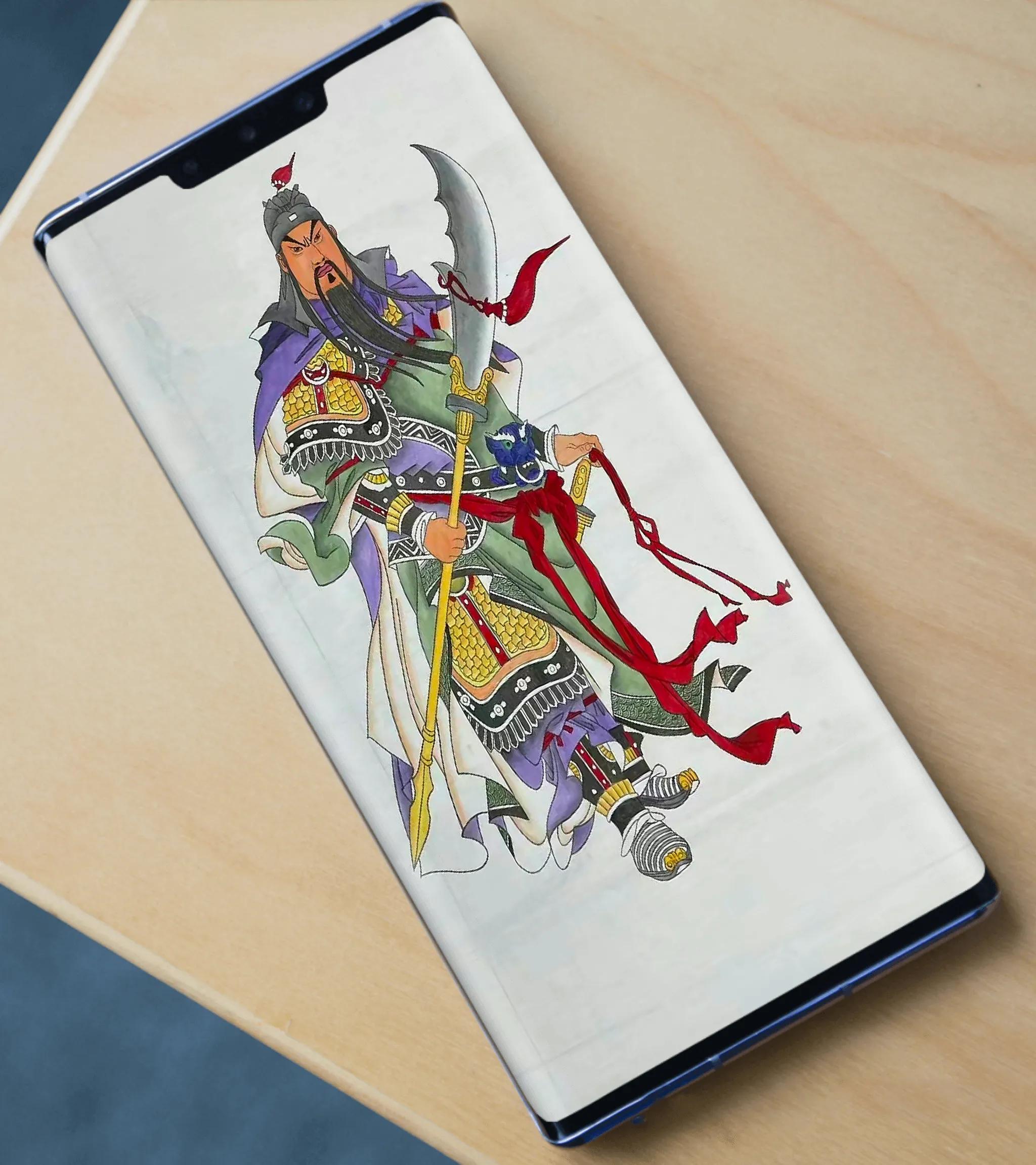 武财神关公高清手机壁纸,武财神图片壁纸高清大图