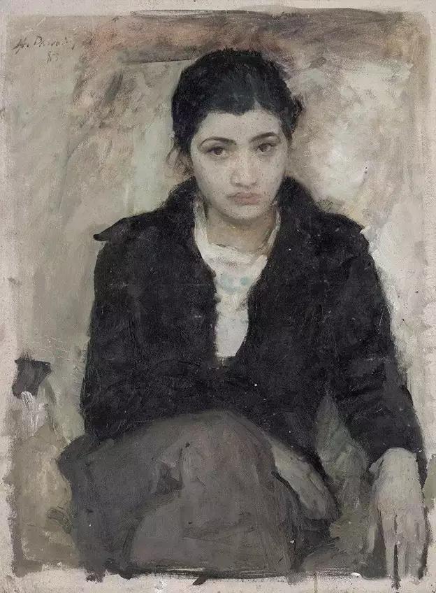 何多苓俄罗斯写生油画,何多苓油画2007