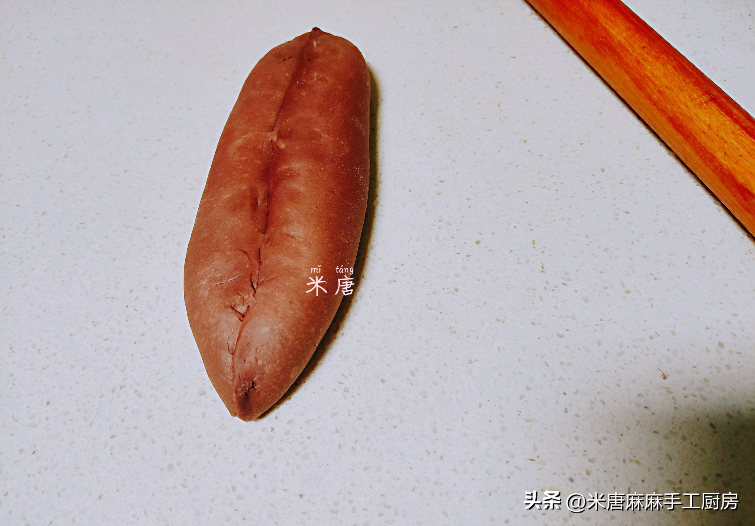 米唐麻麻玩转面团：#吐司日记#奥利奥乳酪吐司