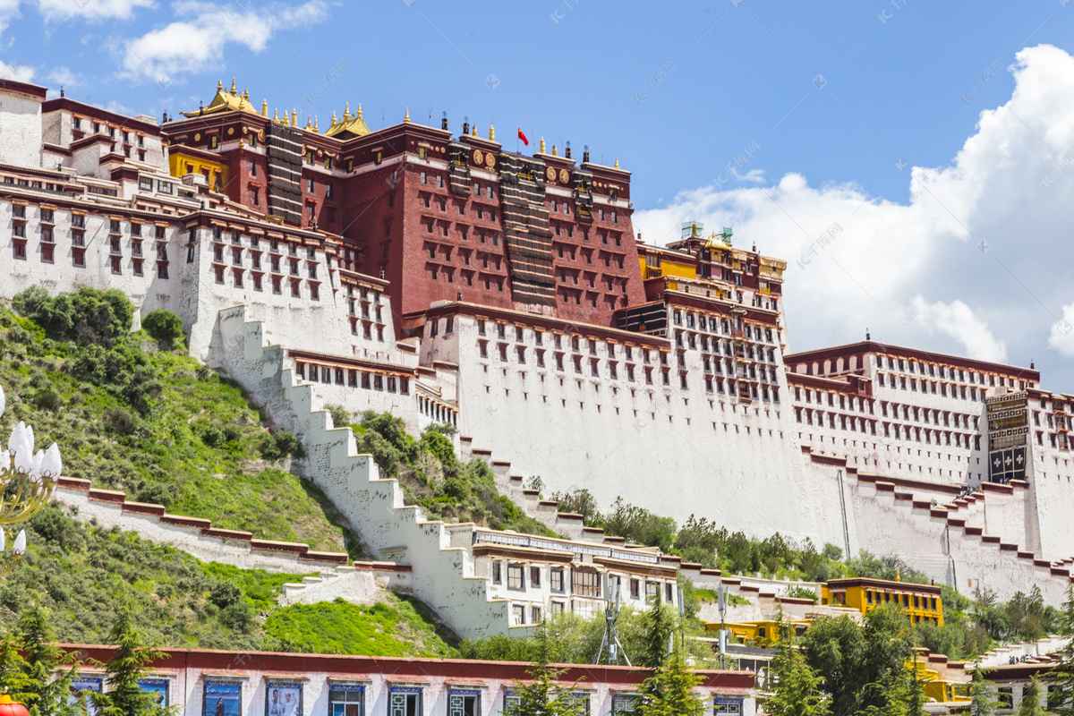 世界屋脊拉萨,布达拉宫被誉为世界屋脊的明珠