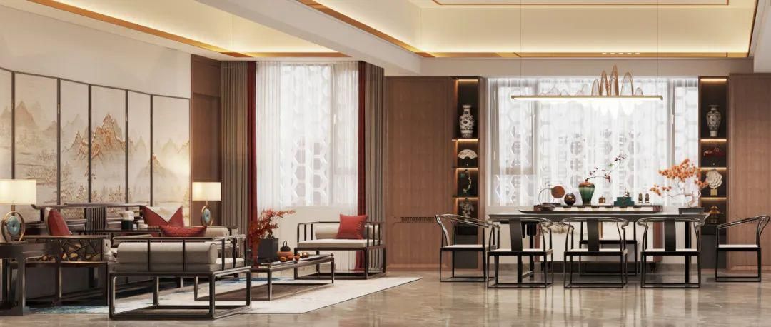 新中式名邸·古韵盎然，诗意流动的东方雅境