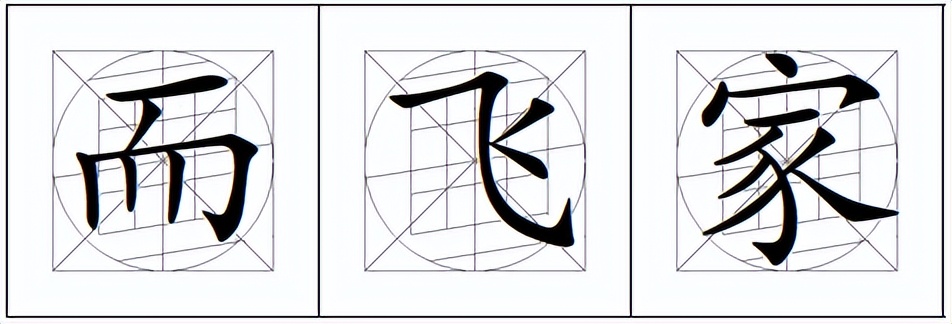 习字格介绍,习字组合寓意好