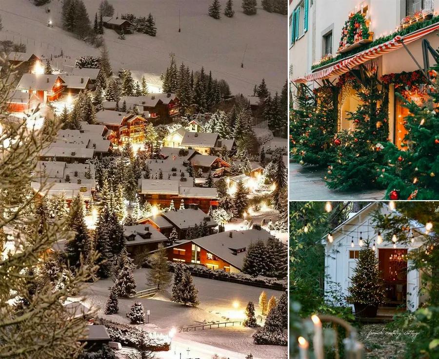 儿童画教程｜圣诞节主题美术课程《美丽的圣诞小屋》