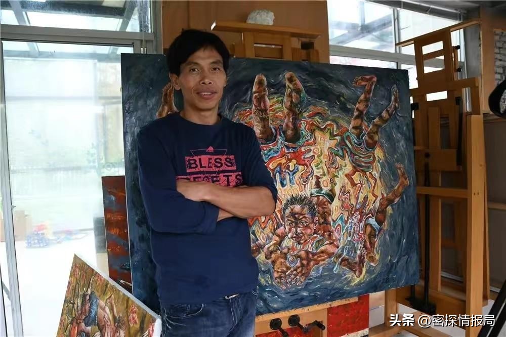 农民蜗居28年坚持画画,农民蜗居画画28年