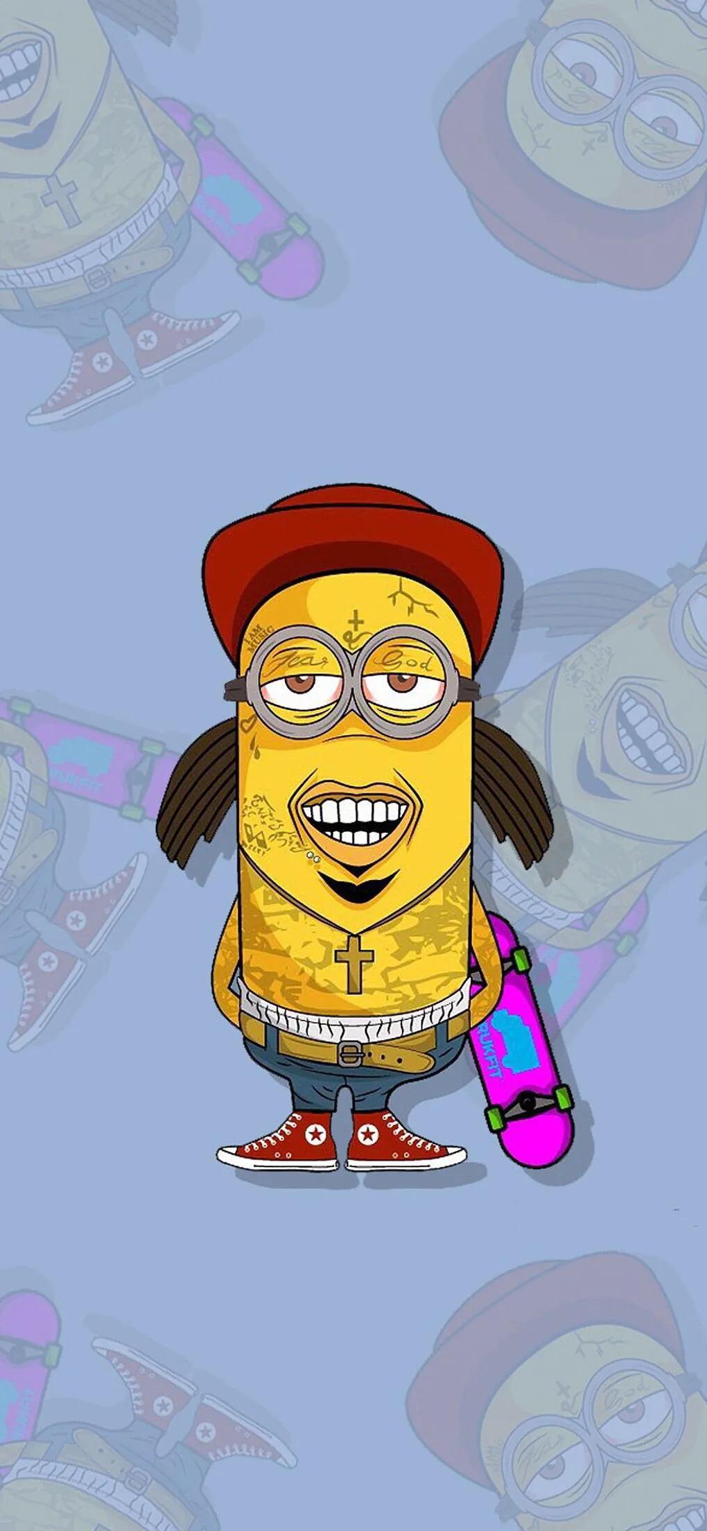 壁纸超清4k手机壁纸小黄人,手机壁纸小黄人