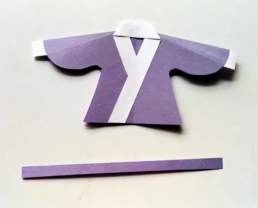 可爱简单的汉服折纸,用纸折出来的汉服也可以这么好看