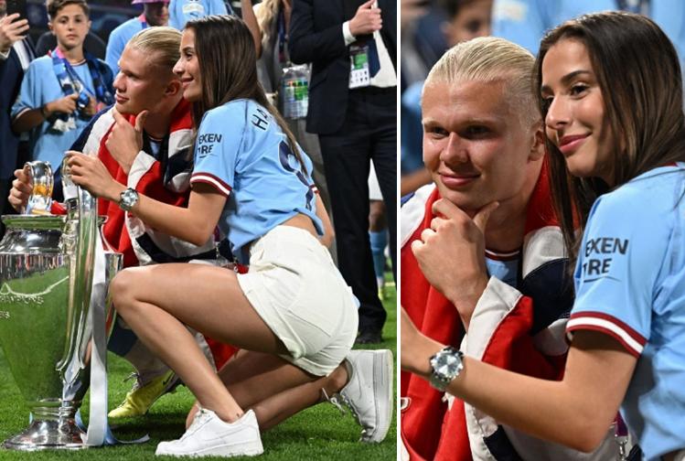 哈兰德女友身材照,哈兰德的女友