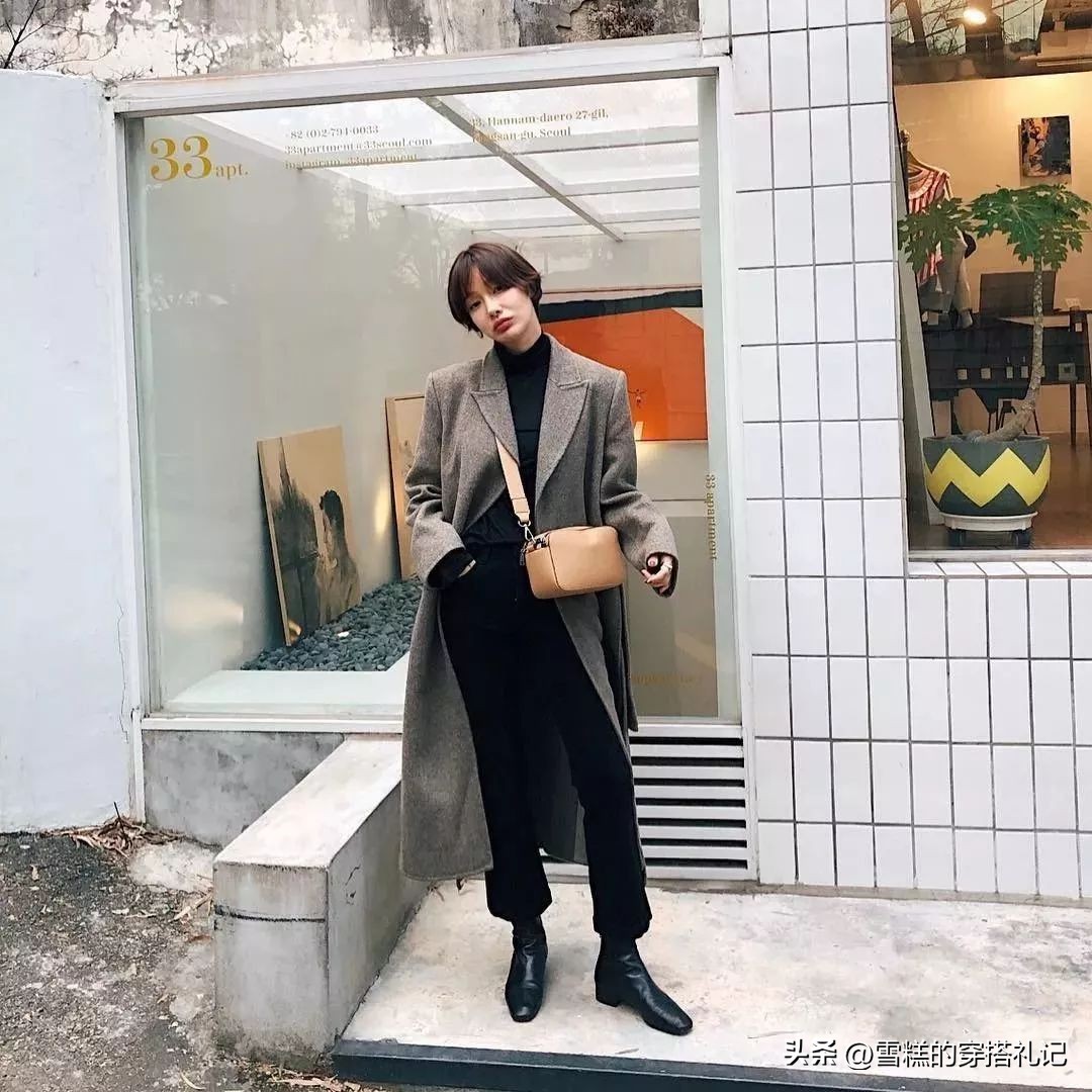秋冬季短筒软底马丁靴搭配,冬季粗跟短筒马丁靴搭配
