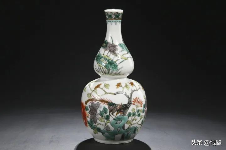 釉上五彩,釉上五彩富贵花