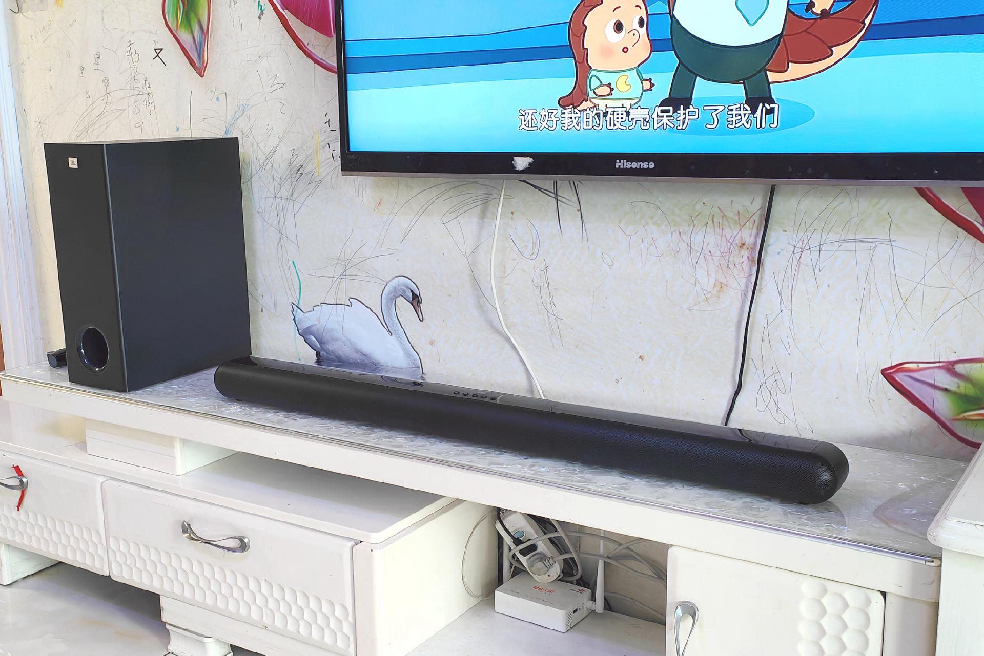 客厅音响效果试听,jbl电视音响回音壁效果