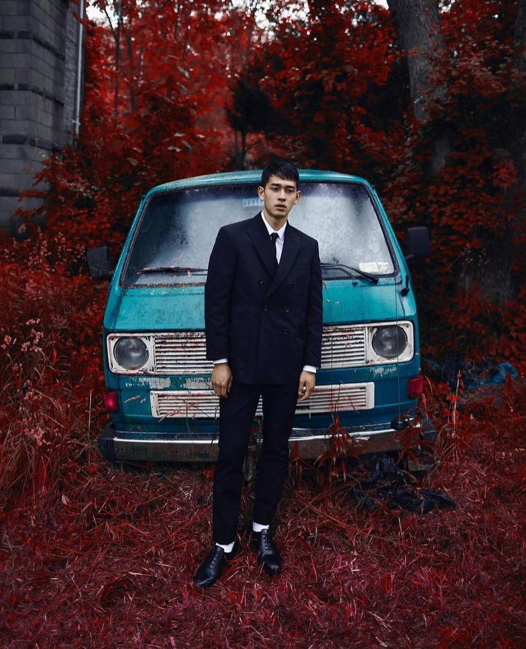 日本超模浅野启介拍摄CALVINKLEIN广告大片了！