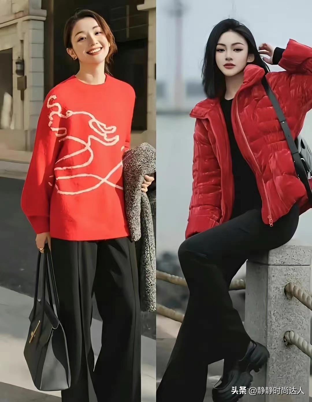 红色的惊艳配色,红色特别好看喜庆