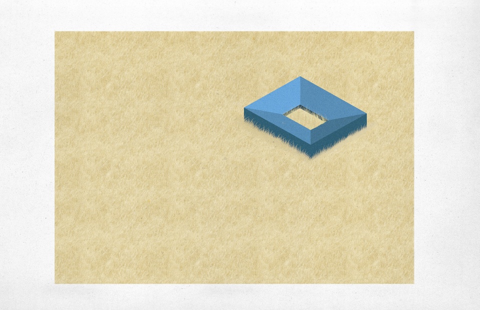 美国平房住宅,草地房屋建筑设计