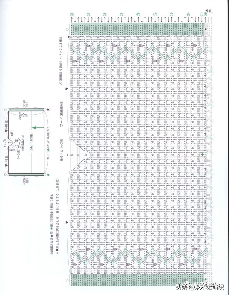 编绳斗篷披肩加厚冬款,斗篷保暖披肩棒针编织教程