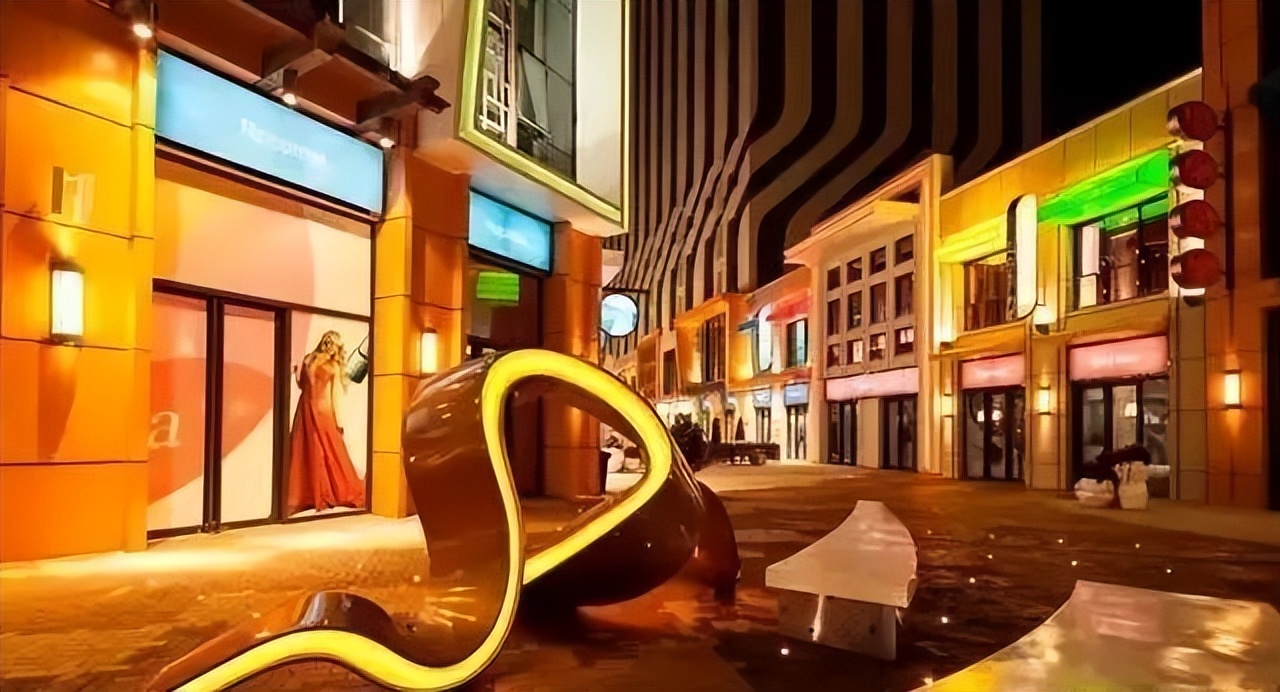 商业步行街景观设计效果,商业步行街优秀案例