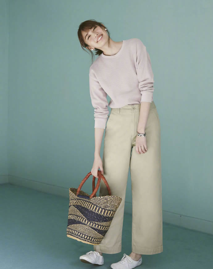 一年四季窄版阔腿裤穿搭,吊打穿搭一整套