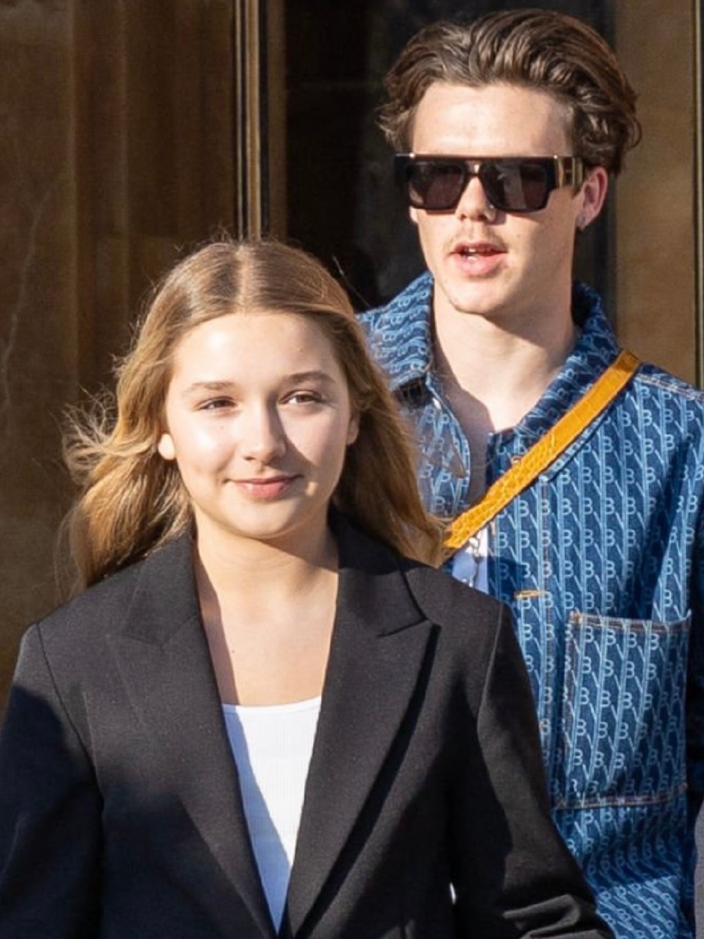 贝克汉姆小七服装,贝克汉姆和贝嫂年轻时候情侣装照