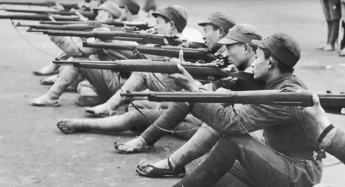 抗日战争什么部队战斗力最强,抗日战争时期中国军队骨瘦如柴