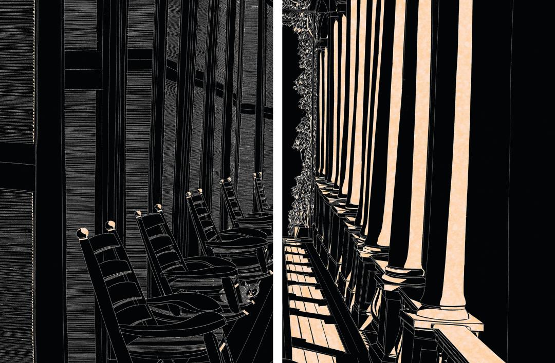 他坚持创作40年，刻出独一无二的黑白世界