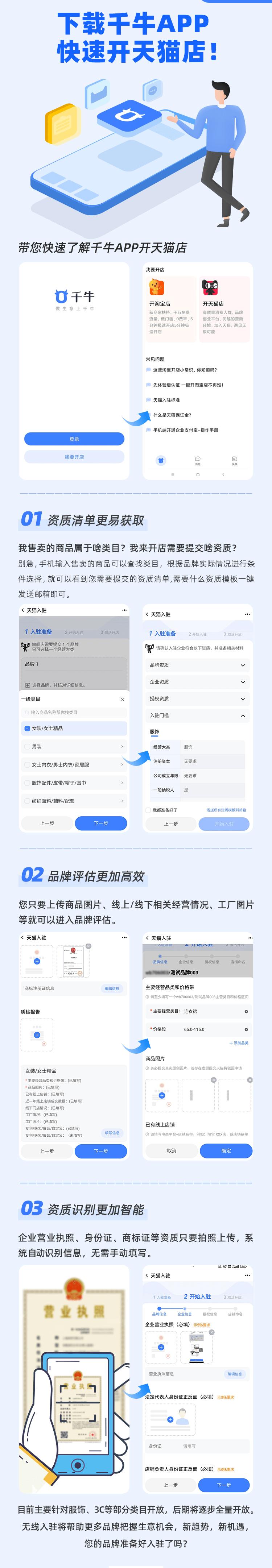 开天猫店的流程和费用,免费用手机开天猫店