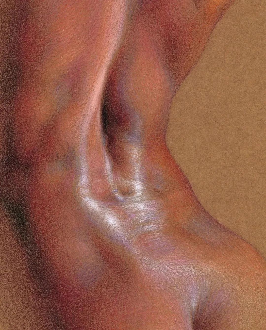 外国人画绝美人物油画,韩国小哥画最小的画