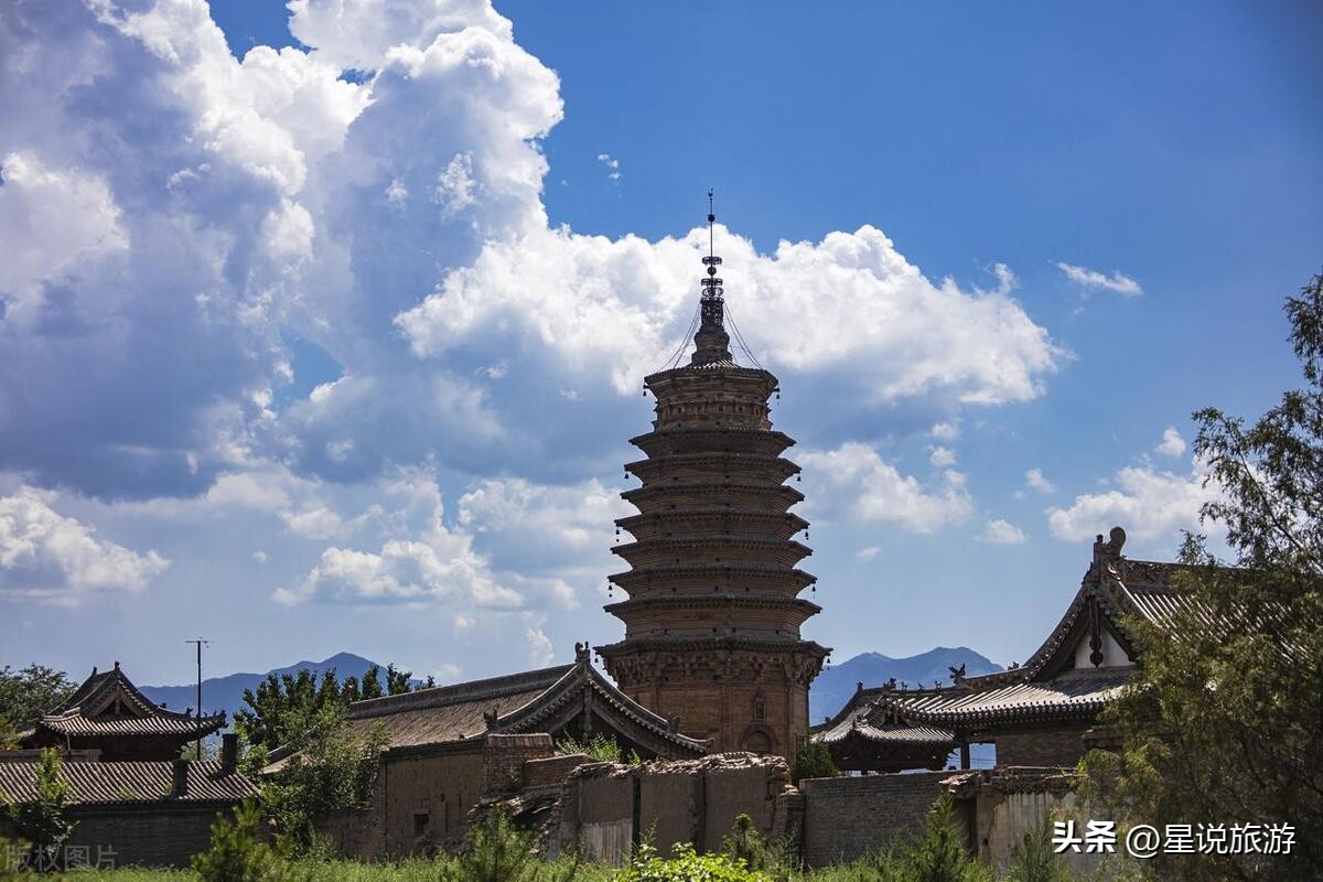 山西最好的琉璃古塔,山西最高的古塔