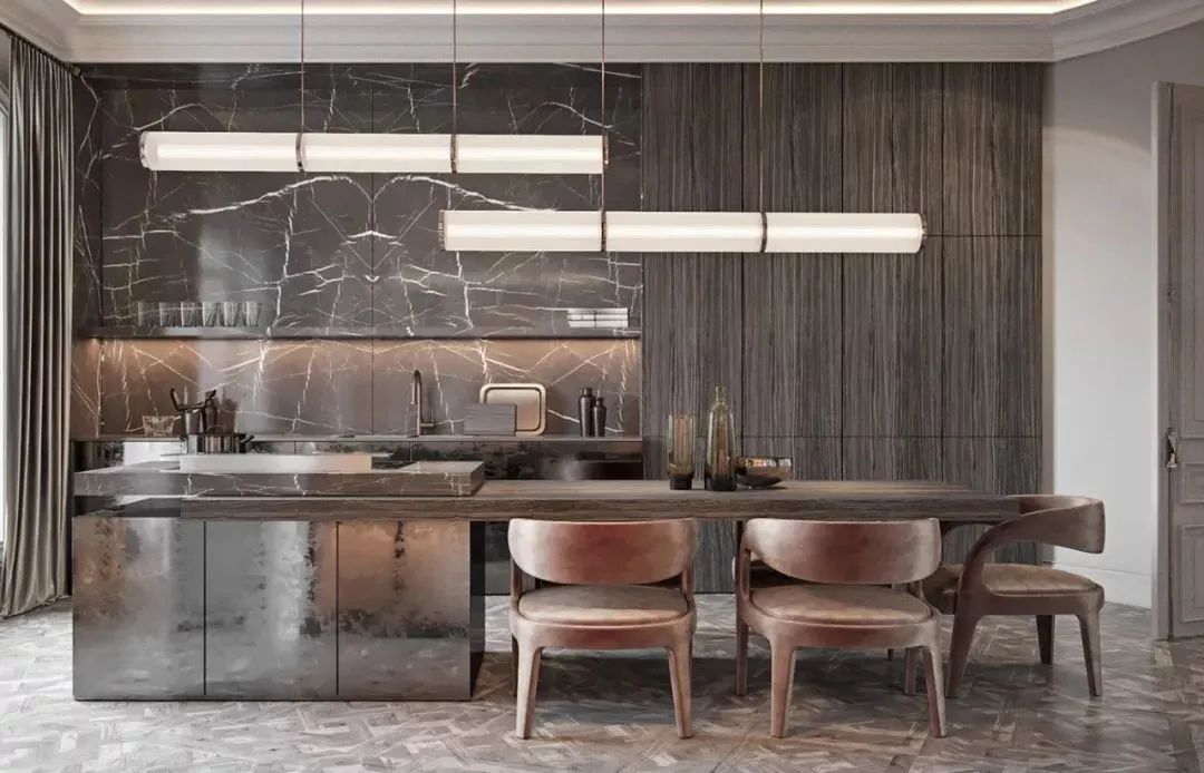 200方大平层法式轻奢装修风格,高品位的奢华大平层你值得品鉴