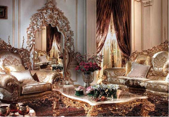 分析19世纪巴洛克和洛可可风格,19世纪的古董家具