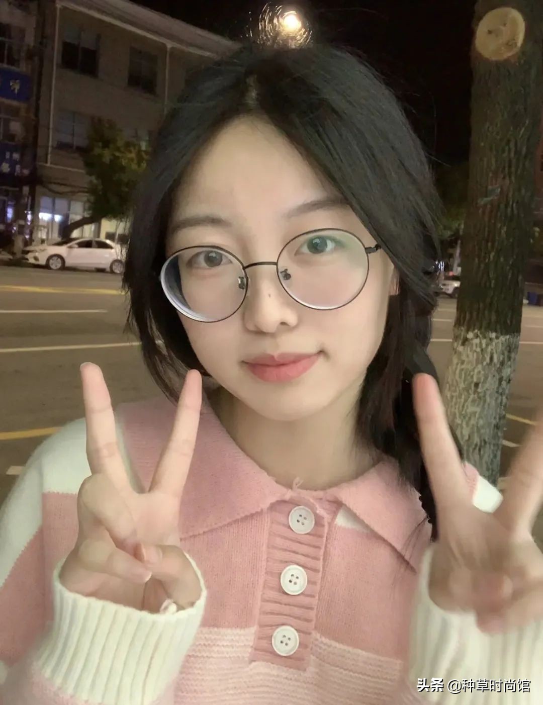 女孩问戴眼镜和不戴眼镜有啥区别,戴眼镜和不戴眼镜女生对比图