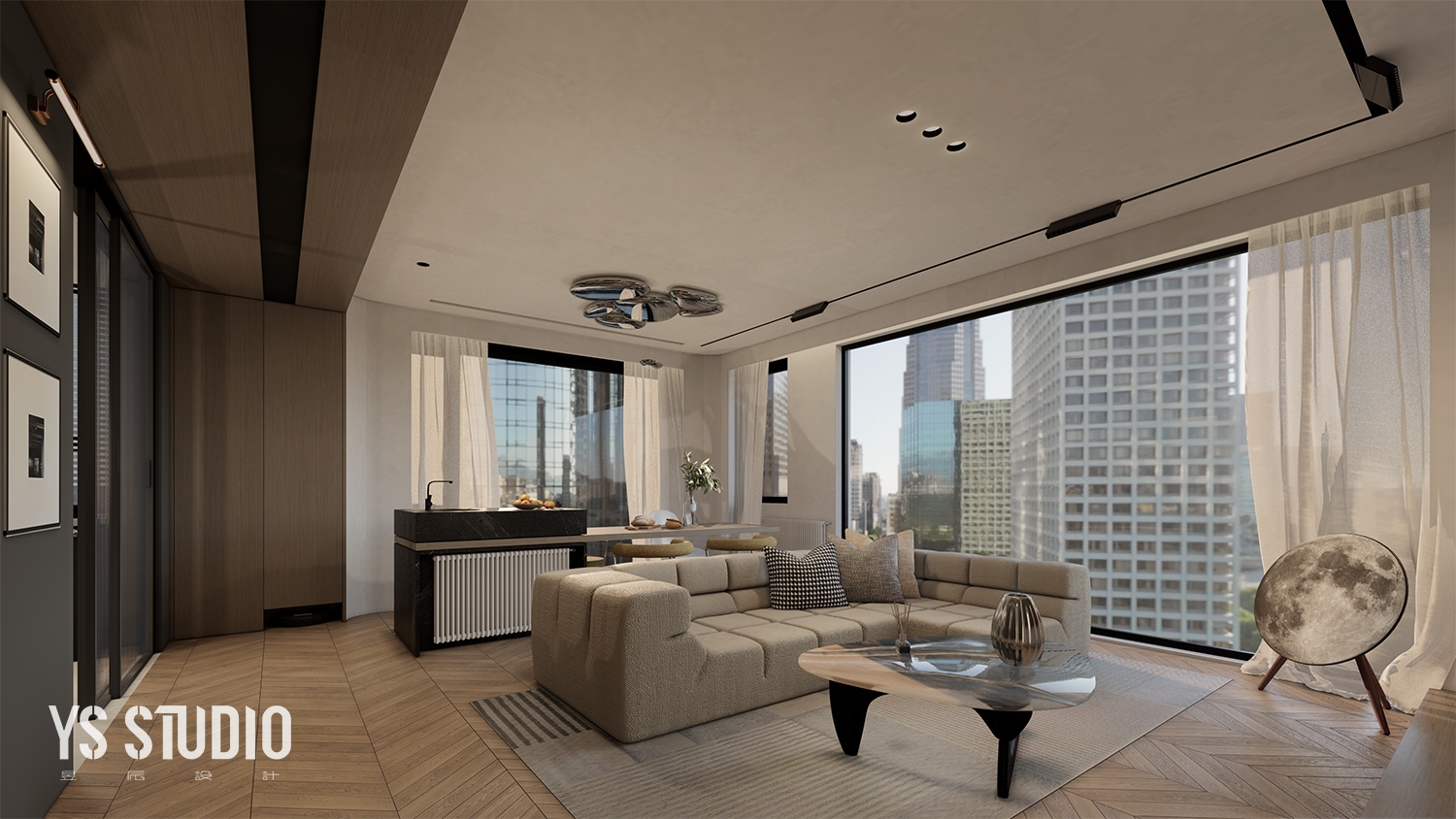 万科御澜道四期三房极简风格,万科御澜道精装房