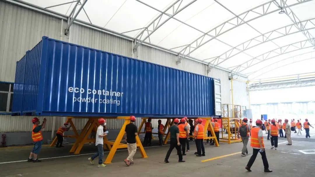 中集集装箱封板技术,中集集团集装箱喷粉末