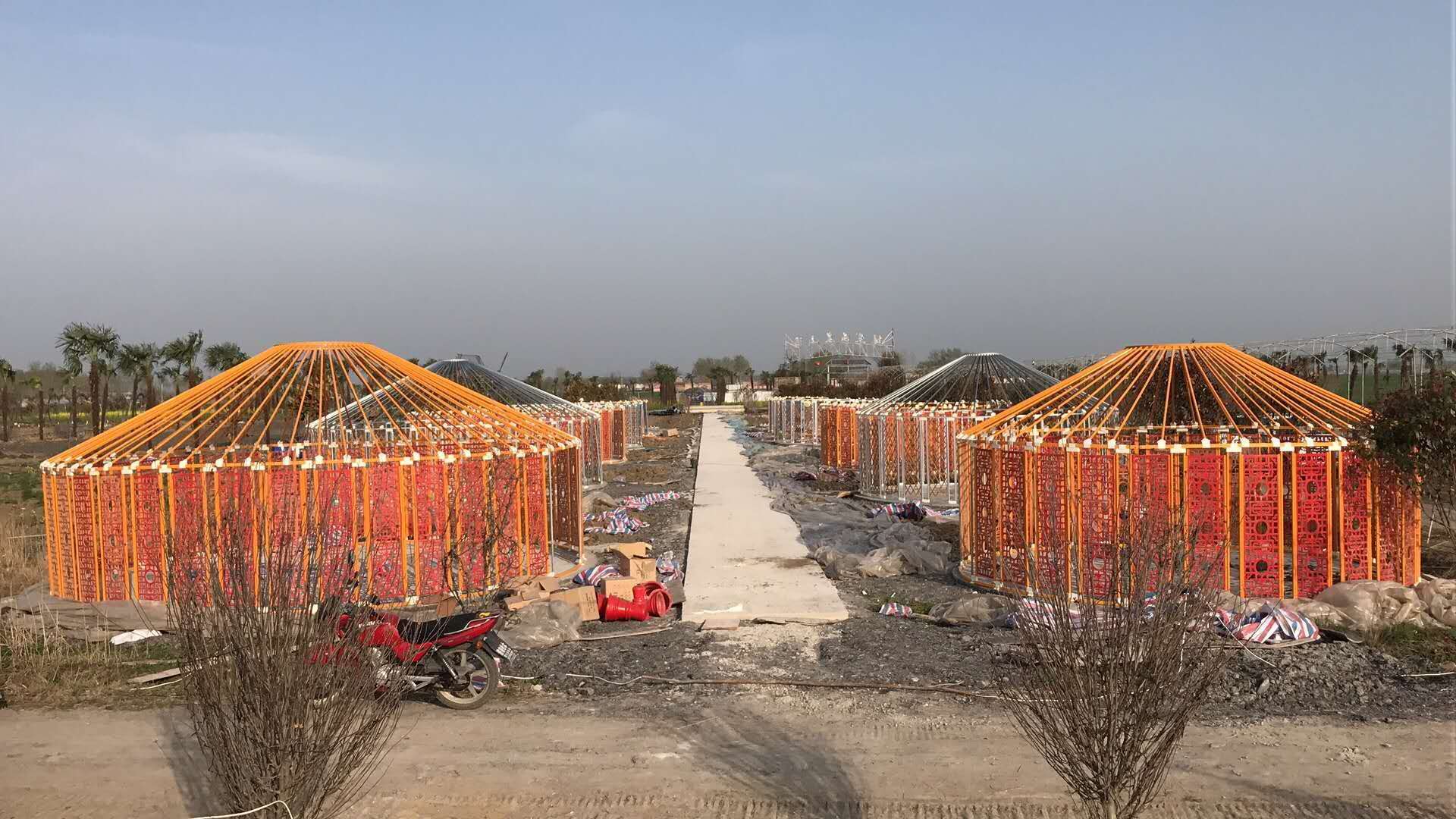 蒙古包农家乐环境设计,优质农家乐蒙古包定制