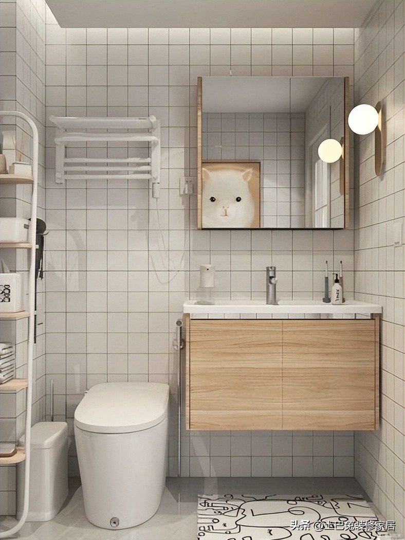 小卫生间装修效果图2平方,卫生间墙面装修最新型材料