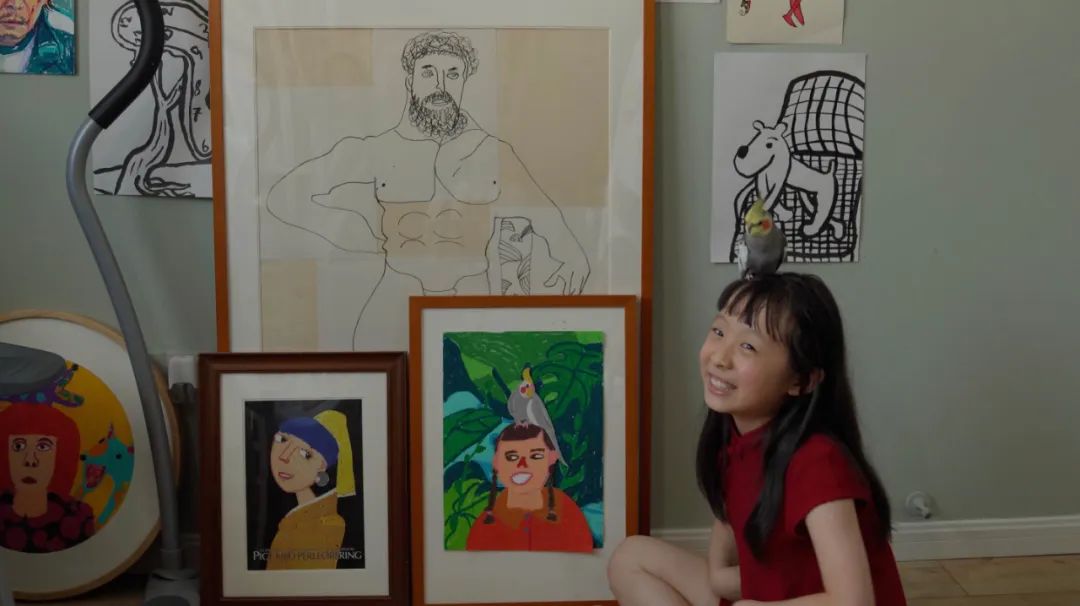 母亲抵抗应试教育后动摇：8岁天才女儿画电视片头，在学校交白卷