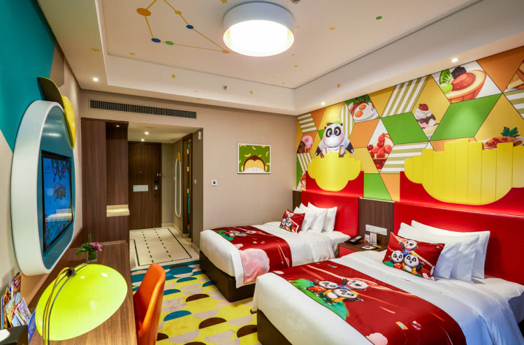 广州长隆熊猫酒店蝴蝶谷,广州长隆熊猫主题酒店五一