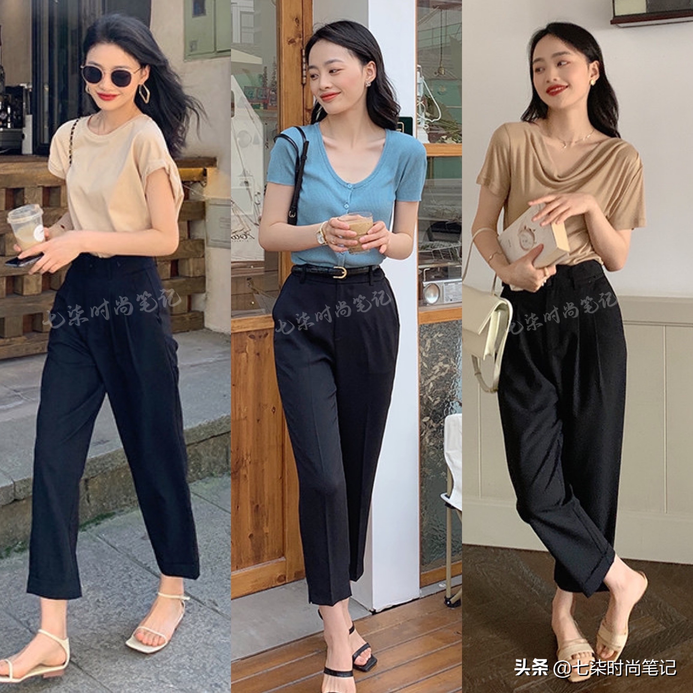 夏天小个子怎么穿显高显瘦,微胖小个子显高显瘦夏天穿搭